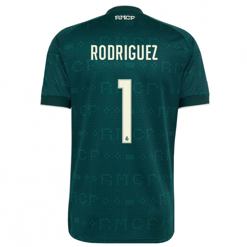 Danxen Dámské Misa Rodriguez #1 Tmavě Šedá Bílá Daleko Hráčské Dresy 2026/27 Dres