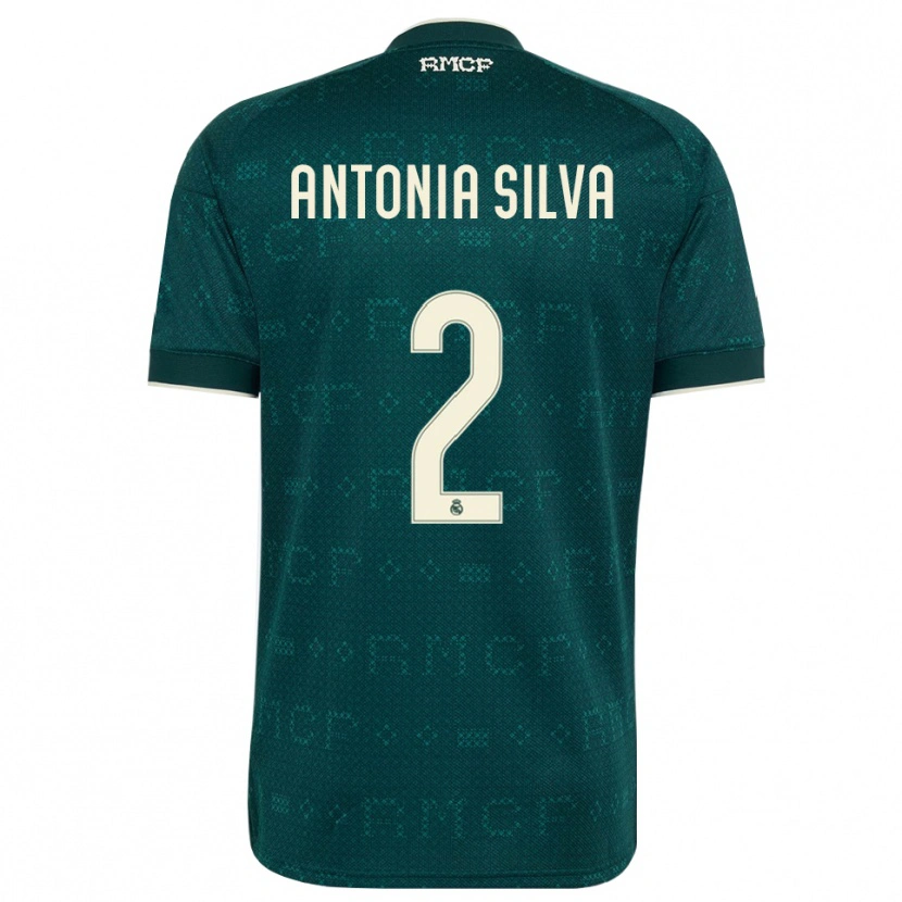 Danxen Dámské Antônia Silva #2 Tmavě Šedá Bílá Daleko Hráčské Dresy 2026/27 Dres