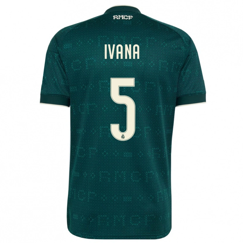Danxen Dámské Ivana Andres #5 Tmavě Šedá Bílá Daleko Hráčské Dresy 2026/27 Dres