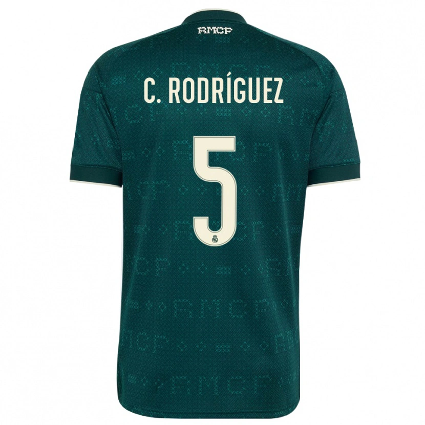 Danxen Dámské Carlos Rodríguez #5 Tmavě Šedá Bílá Daleko Hráčské Dresy 2026/27 Dres