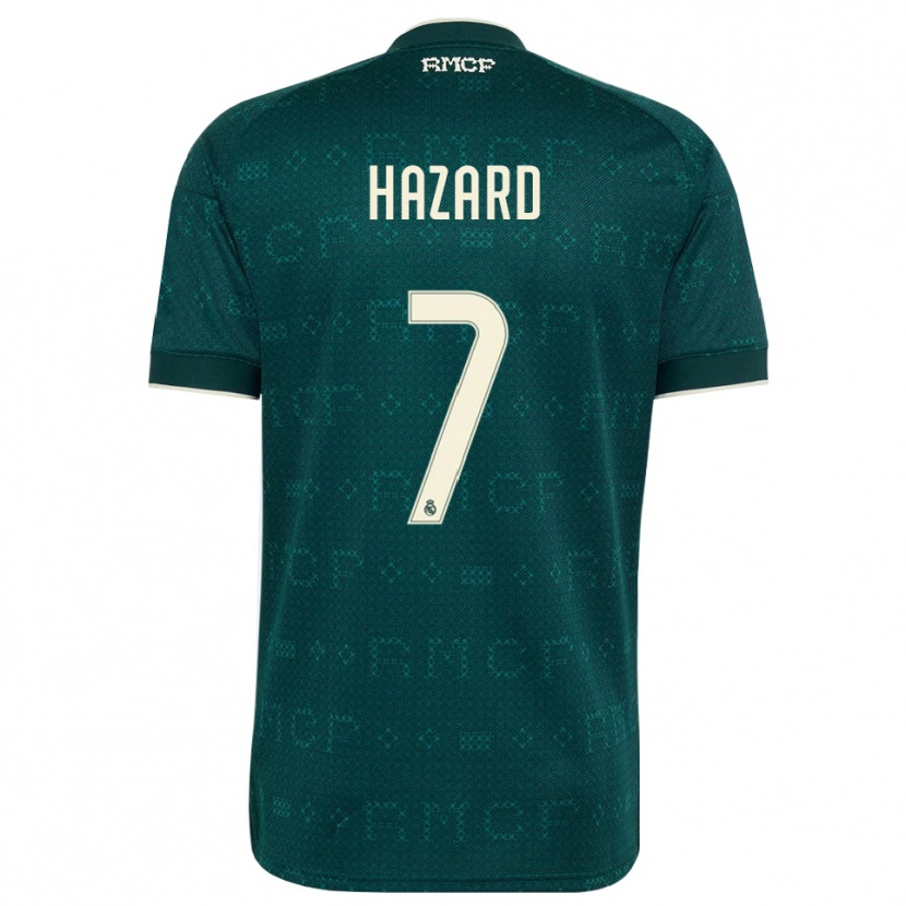 Danxen Dámské Eden Hazard #7 Tmavě Šedá Bílá Daleko Hráčské Dresy 2026/27 Dres