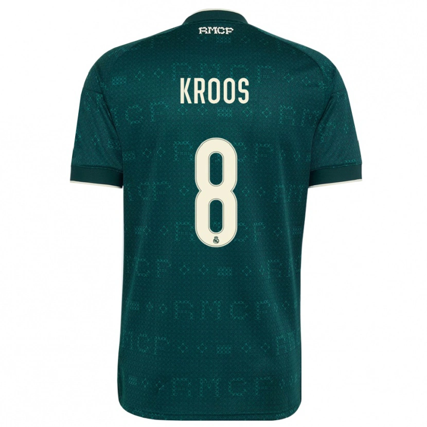 Danxen Dámské Toni Kroos #8 Tmavě Šedá Bílá Daleko Hráčské Dresy 2026/27 Dres