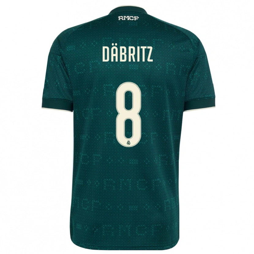 Danxen Dámské Sara Däbritz #8 Tmavě Šedá Bílá Daleko Hráčské Dresy 2026/27 Dres