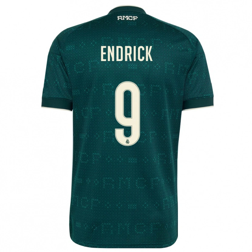 Danxen Dámské Endrick Felipe Moreira De Sousa #9 Tmavě Šedá Bílá Daleko Hráčské Dresy 2026/27 Dres