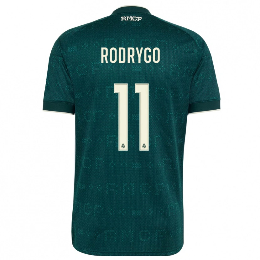 Danxen Dámské Rodrygo Silva De Goes #11 Tmavě Šedá Bílá Daleko Hráčské Dresy 2026/27 Dres