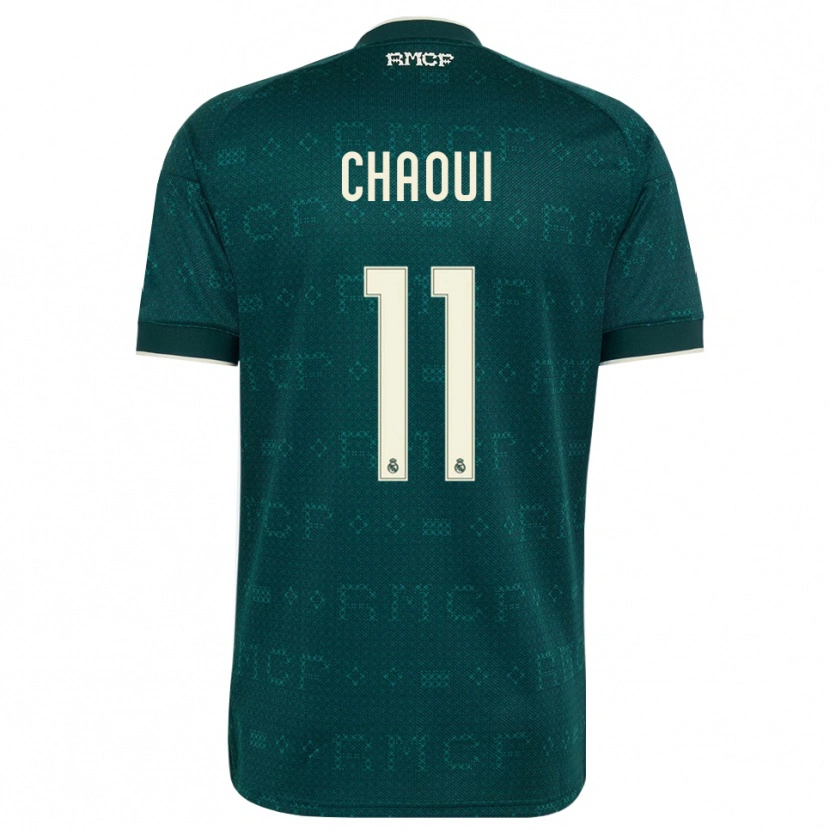 Danxen Dámské Omar Chaoui #11 Tmavě Šedá Bílá Daleko Hráčské Dresy 2026/27 Dres