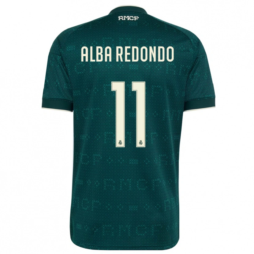Danxen Dámské Alba Redondo #11 Tmavě Šedá Bílá Daleko Hráčské Dresy 2026/27 Dres