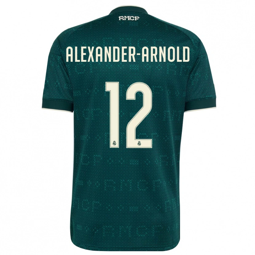 Danxen Dámské Trent Alexander-Arnold #12 Tmavě Šedá Bílá Daleko Hráčské Dresy 2026/27 Dres