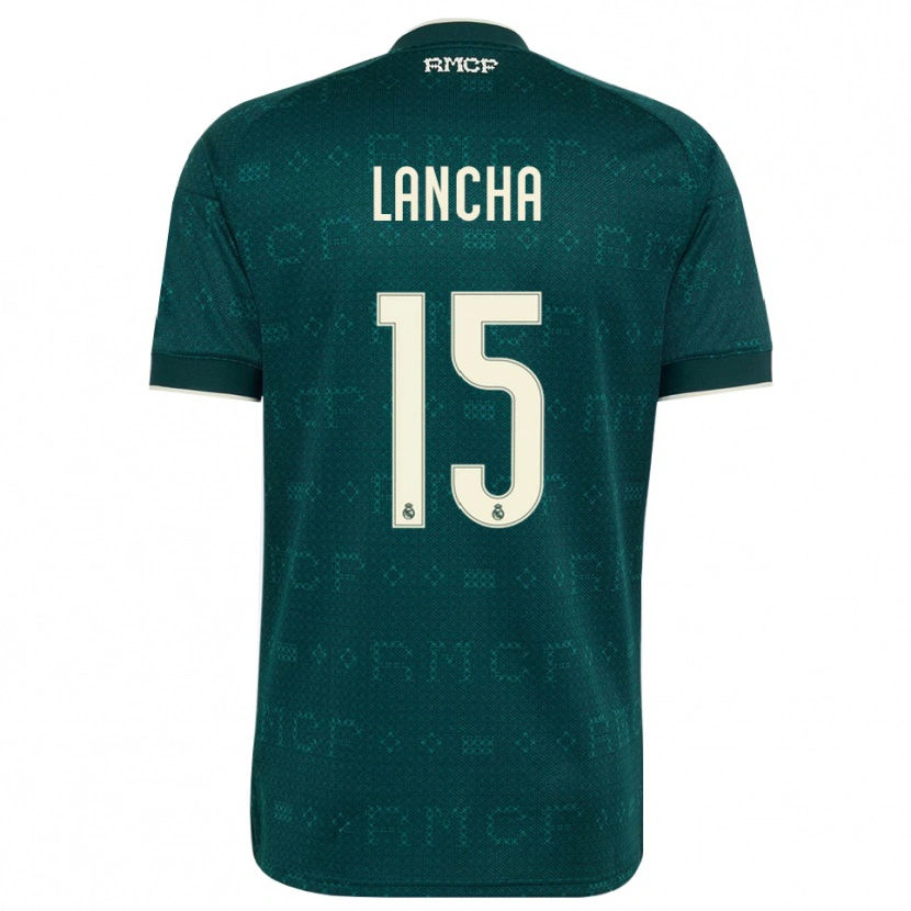 Danxen Dámské Yeray Lancha #15 Tmavě Šedá Bílá Daleko Hráčské Dresy 2026/27 Dres