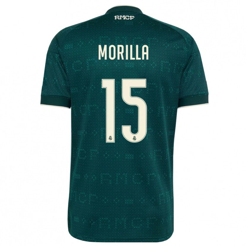 Danxen Dámské Jairo Morilla #15 Tmavě Šedá Bílá Daleko Hráčské Dresy 2026/27 Dres