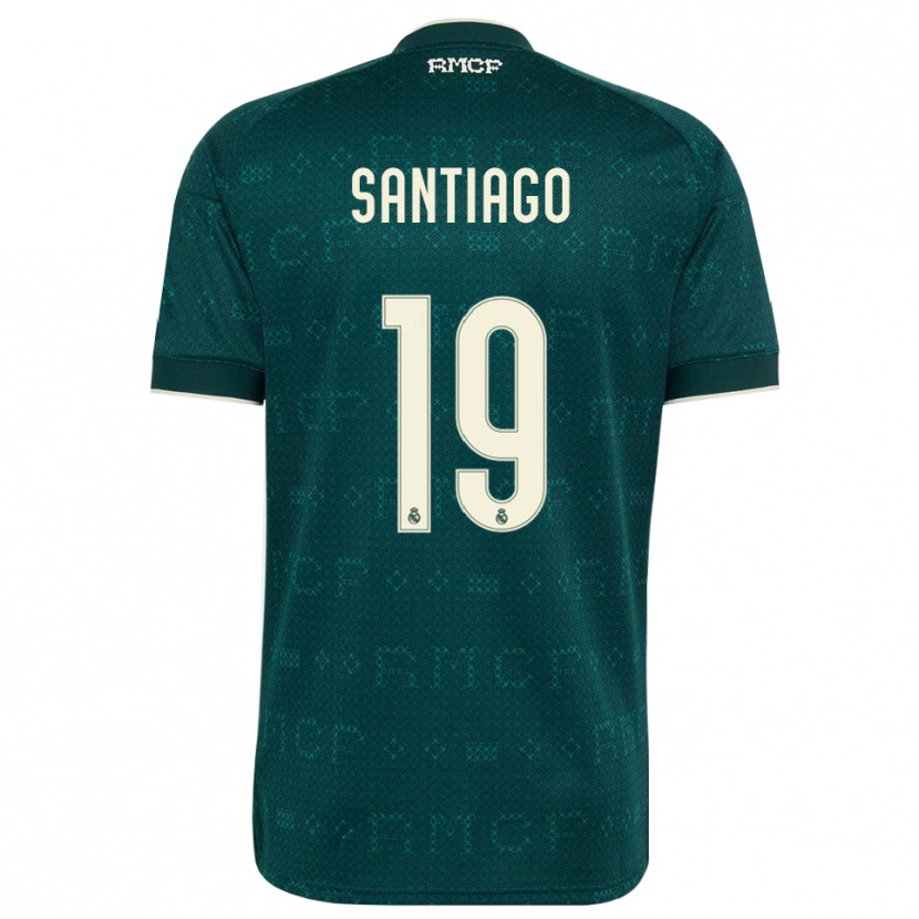 Danxen Dámské Aimar Santiago #19 Tmavě Šedá Bílá Daleko Hráčské Dresy 2026/27 Dres