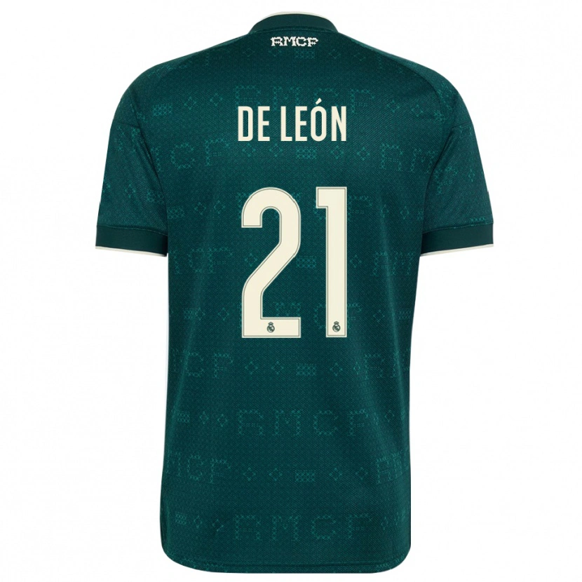 Danxen Dámské Jeremy De León #21 Tmavě Šedá Bílá Daleko Hráčské Dresy 2026/27 Dres