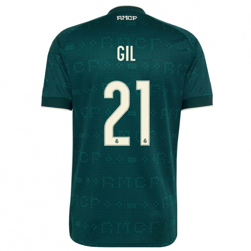 Danxen Dámské Iker Gil #21 Tmavě Šedá Bílá Daleko Hráčské Dresy 2026/27 Dres