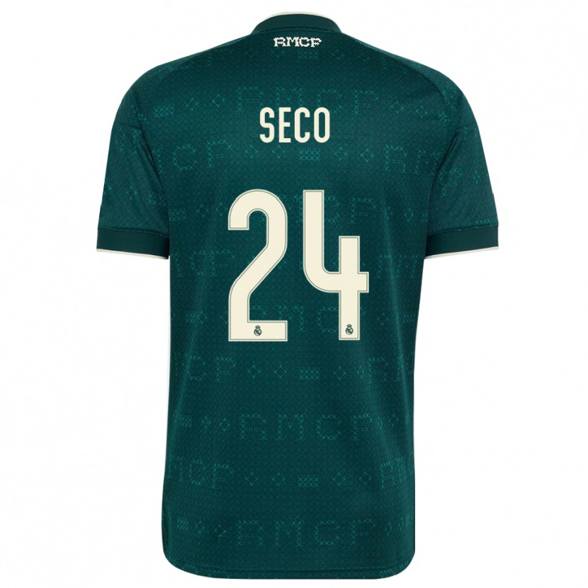 Danxen Dámské Ferran Seco #24 Tmavě Šedá Bílá Daleko Hráčské Dresy 2026/27 Dres