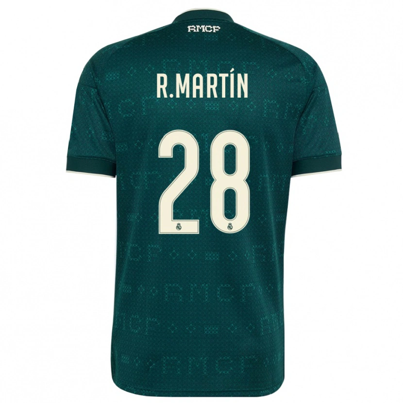 Danxen Dámské Roberto Martín #28 Tmavě Šedá Bílá Daleko Hráčské Dresy 2026/27 Dres