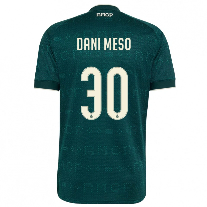 Danxen Dámské Daniel Mesonero #30 Tmavě Šedá Bílá Daleko Hráčské Dresy 2026/27 Dres