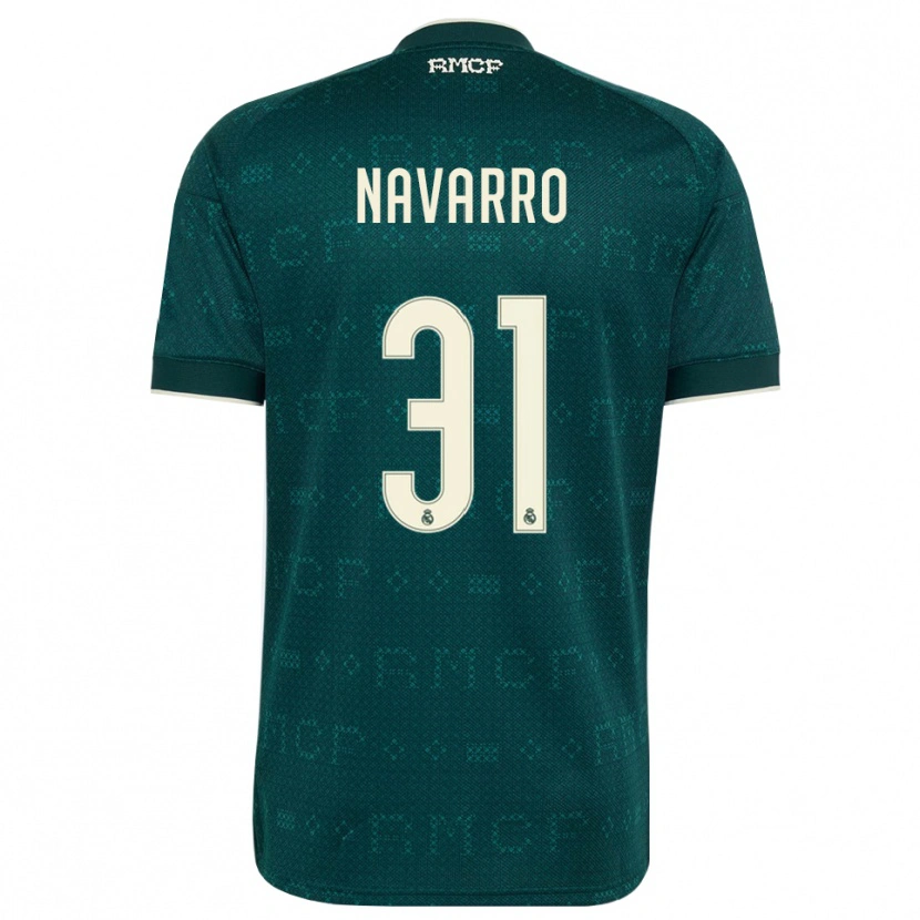 Danxen Dámské Javi Navarro #31 Tmavě Šedá Bílá Daleko Hráčské Dresy 2026/27 Dres