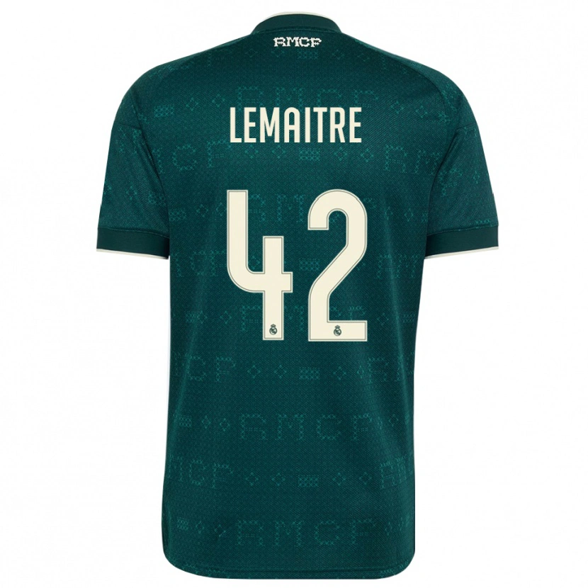 Danxen Dámské Léo Lemaître #42 Tmavě Šedá Bílá Daleko Hráčské Dresy 2026/27 Dres