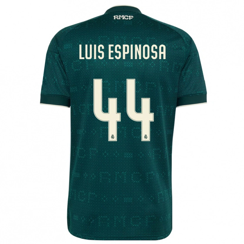 Danxen Dámské José Luis Espinosa #44 Tmavě Šedá Bílá Daleko Hráčské Dresy 2026/27 Dres