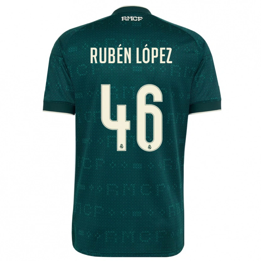 Danxen Dámské Rubén López #46 Tmavě Šedá Bílá Daleko Hráčské Dresy 2026/27 Dres