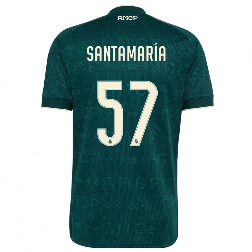 Danxen Dámské Fran Santamaría #57 Tmavě Šedá Bílá Daleko Hráčské Dresy 2026/27 Dres