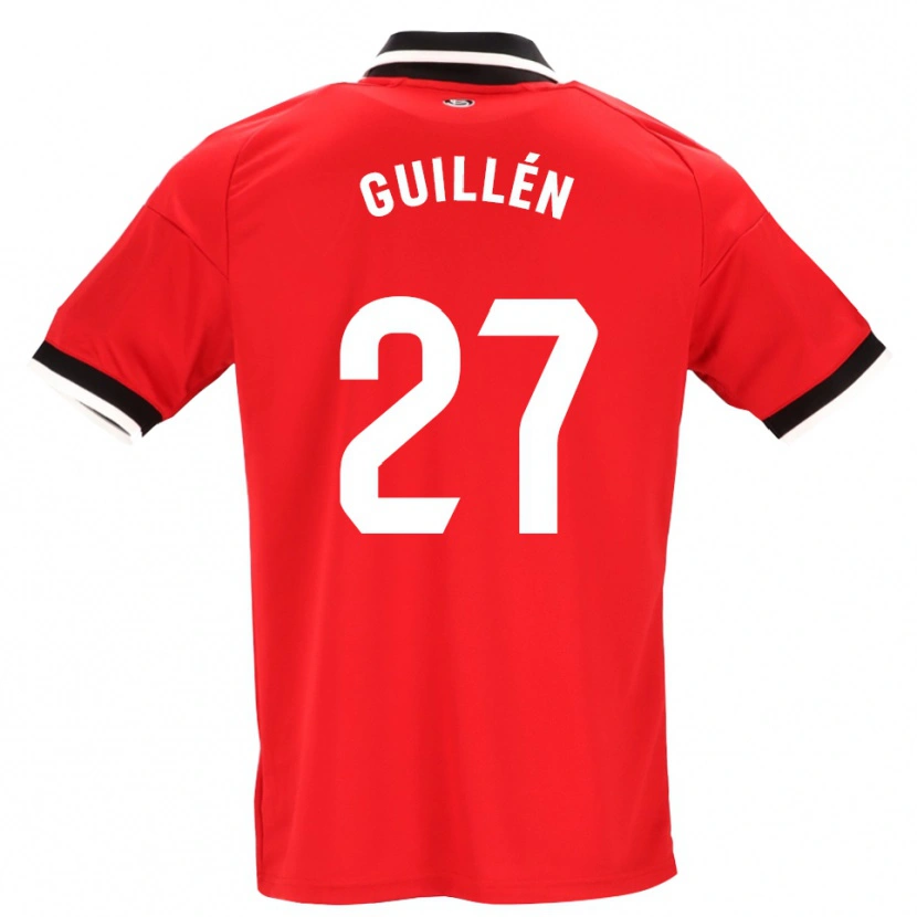 Danxen Dámské Nico Guillén #27 Černá Bílá Červená Daleko Hráčské Dresy 2026/27 Dres