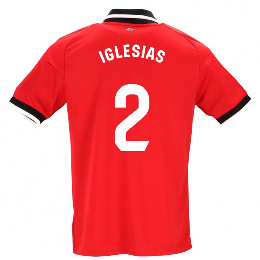 Danxen Dámské Juan Iglesias #2 Černá Bílá Červená Daleko Hráčské Dresy 2026/27 Dres