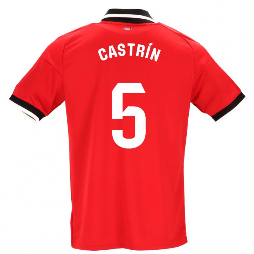 Danxen Dámské Andrés Castrín #5 Černá Bílá Červená Daleko Hráčské Dresy 2026/27 Dres