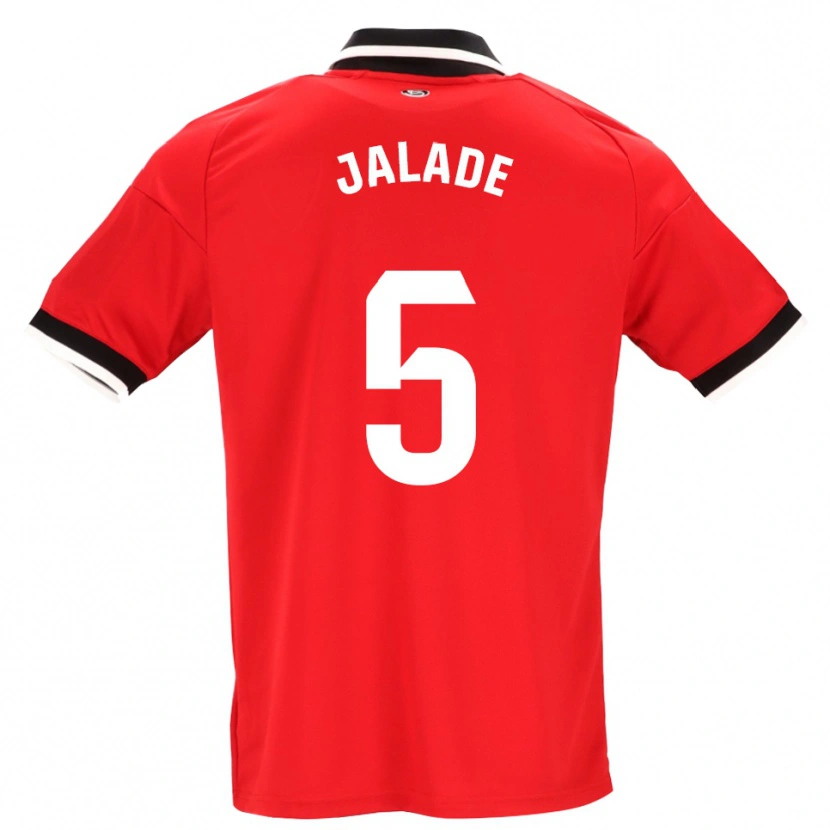 Danxen Dámské Robert Jalade #5 Černá Bílá Červená Daleko Hráčské Dresy 2026/27 Dres