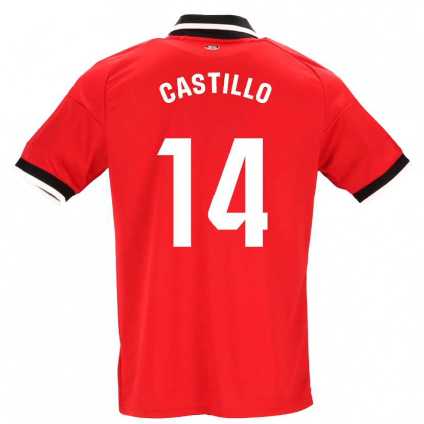 Danxen Dámské Silvio Castillo #14 Černá Bílá Červená Daleko Hráčské Dresy 2026/27 Dres