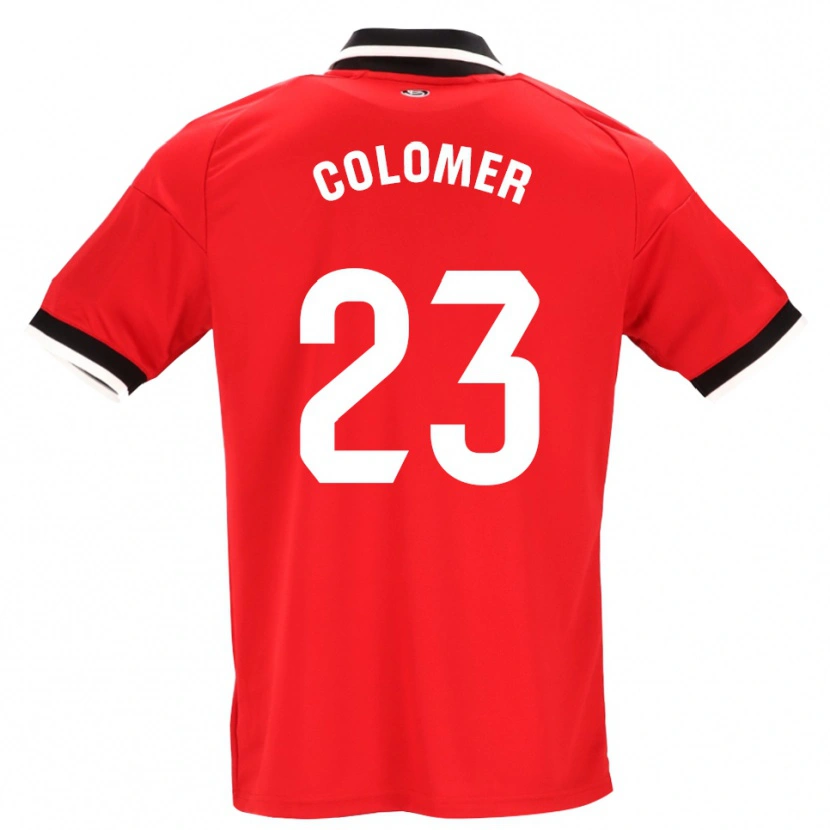 Danxen Dámské Carlos Colomer #23 Černá Bílá Červená Daleko Hráčské Dresy 2026/27 Dres