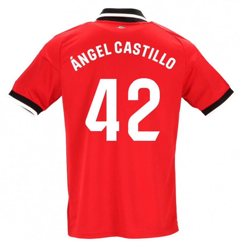 Danxen Dámské Manuel Ángel Castillo #42 Černá Bílá Červená Daleko Hráčské Dresy 2026/27 Dres