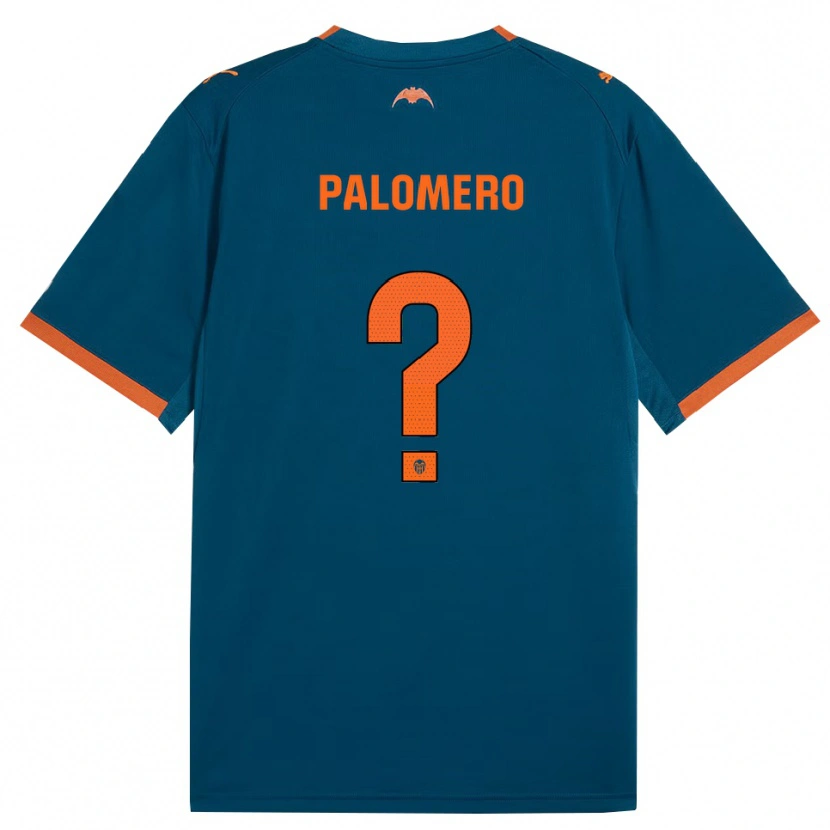 Danxen Dámské Marc Palomero #0 Ocelově Modrá Oranžová Daleko Hráčské Dresy 2026/27 Dres