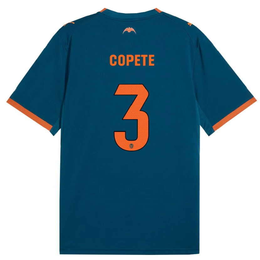 Danxen Dámské José Copete #3 Ocelově Modrá Oranžová Daleko Hráčské Dresy 2026/27 Dres
