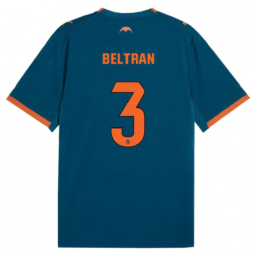 Danxen Dámské Bea Beltran #3 Ocelově Modrá Oranžová Daleko Hráčské Dresy 2026/27 Dres