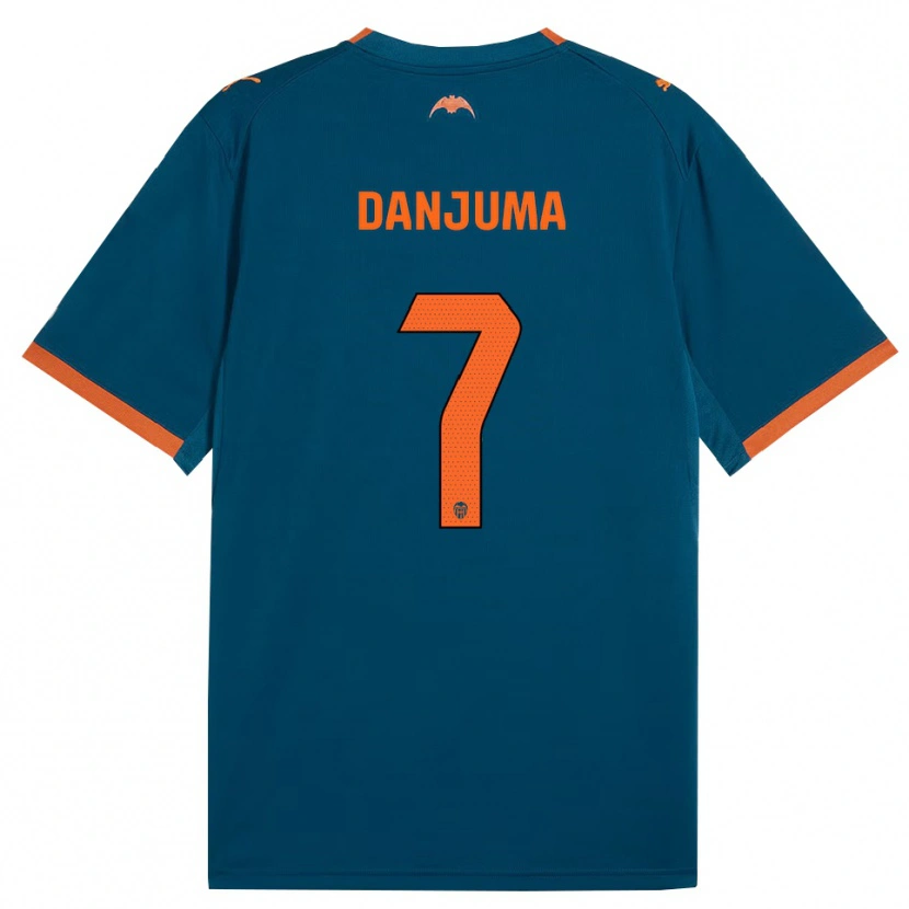 Danxen Dámské Arnaut Danjuma #7 Ocelově Modrá Oranžová Daleko Hráčské Dresy 2026/27 Dres