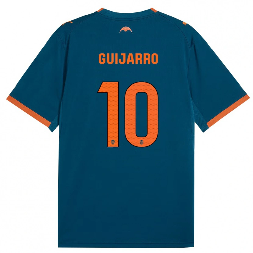 Danxen Dámské Hugo Guijarro #10 Ocelově Modrá Oranžová Daleko Hráčské Dresy 2026/27 Dres