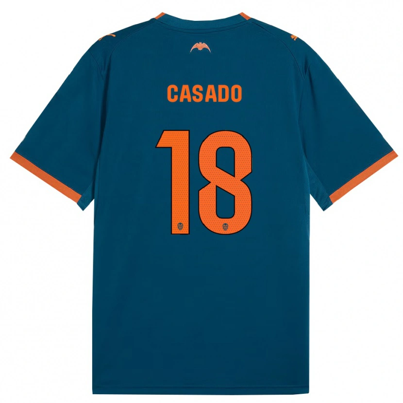 Danxen Dámské Pau Casado #18 Ocelově Modrá Oranžová Daleko Hráčské Dresy 2026/27 Dres