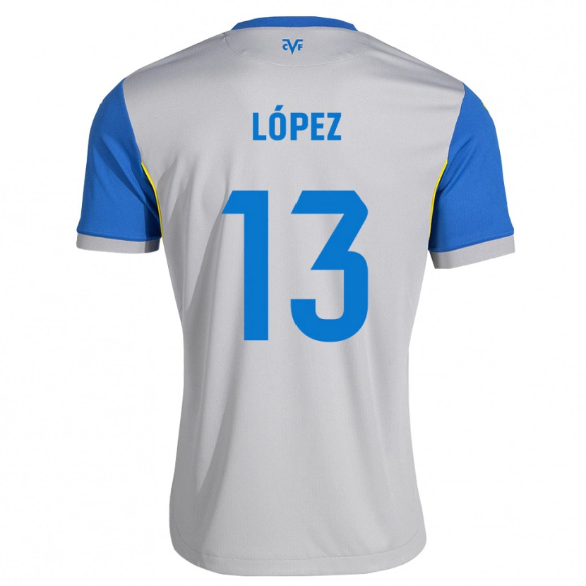 Danxen Dámské Carlos López #13 Modrá Šedá Daleko Hráčské Dresy 2026/27 Dres
