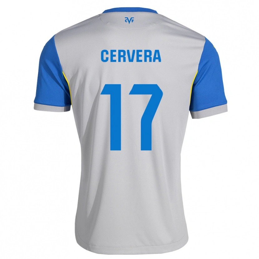 Danxen Dámské Mario Cervera #17 Modrá Šedá Daleko Hráčské Dresy 2026/27 Dres