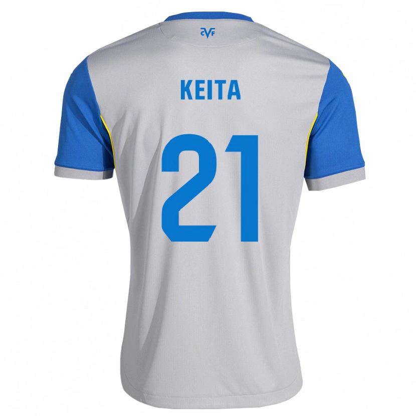 Danxen Dámské Manfa Keita #21 Modrá Šedá Daleko Hráčské Dresy 2026/27 Dres