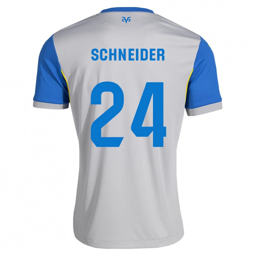 Danxen Dámské Ben Schneider #24 Modrá Šedá Daleko Hráčské Dresy 2026/27 Dres