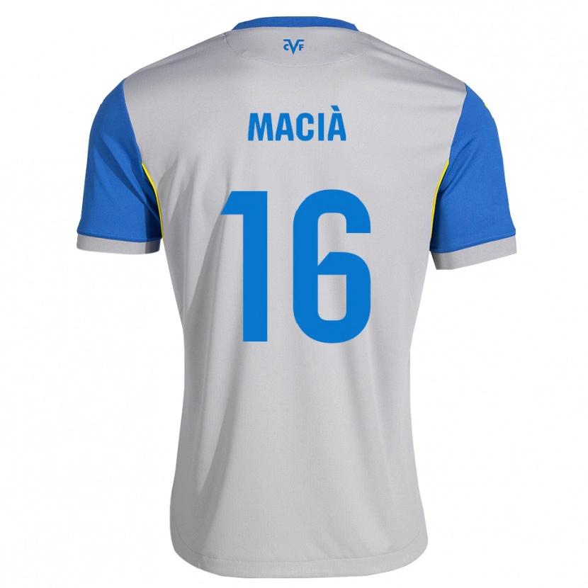 Danxen Dámské Carlos Macià #16 Modrá Šedá Daleko Hráčské Dresy 2026/27 Dres