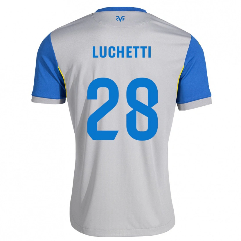 Danxen Dámské Danilo Luchetti #28 Modrá Šedá Daleko Hráčské Dresy 2026/27 Dres