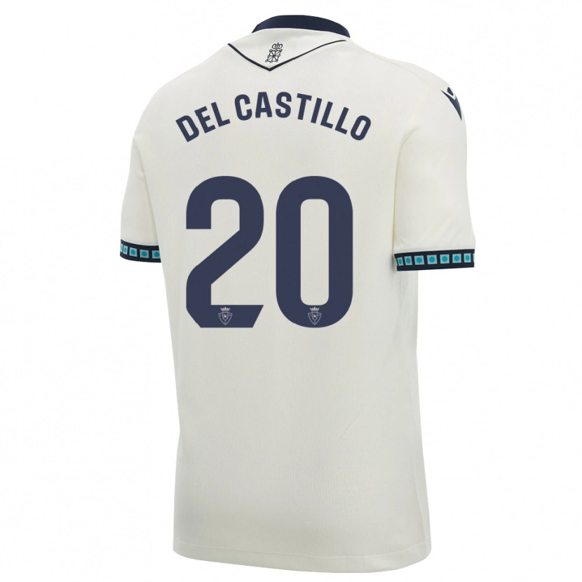 Danxen Dámské Romain Del Castillo #20 Bílá Černá Světle Nebesky Modrá Daleko Hráčské Dresy 2026/27 Dres