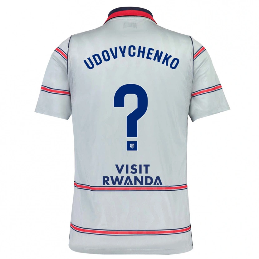 Danxen Dámské Glib Udovychenko #0 Šedá Červená Tmavě Modrá Třetí Hráčské Dresy 2026/27 Dres