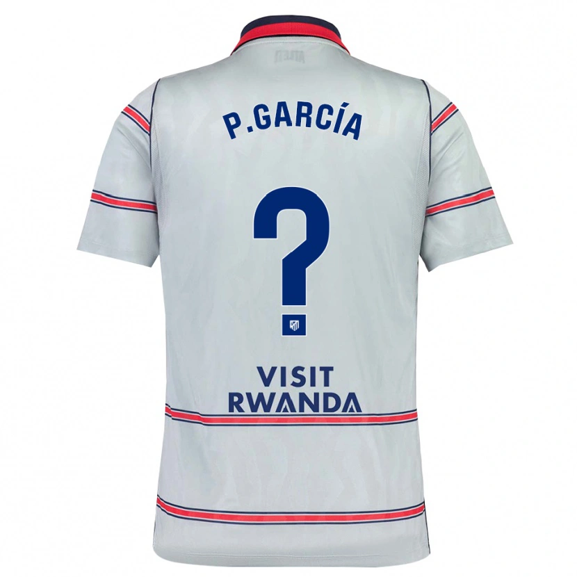 Danxen Dámské Pablo García #0 Šedá Červená Tmavě Modrá Třetí Hráčské Dresy 2026/27 Dres