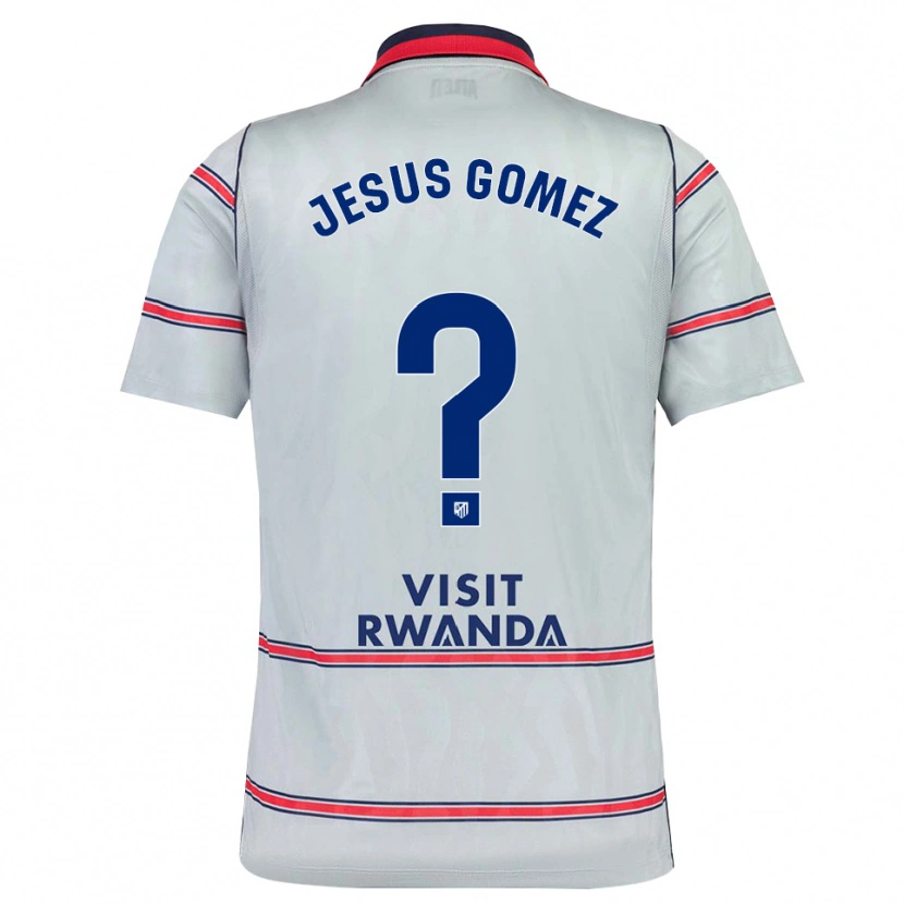 Danxen Dámské Jesus Gomez #0 Šedá Červená Tmavě Modrá Třetí Hráčské Dresy 2026/27 Dres