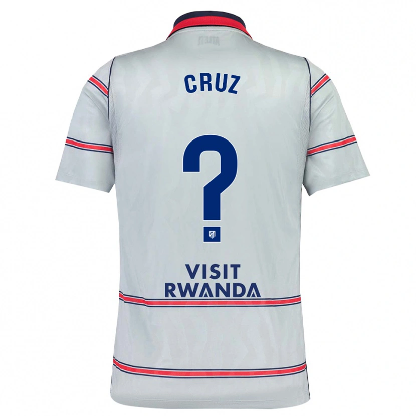 Danxen Dámské Alberto Cruz #0 Šedá Červená Tmavě Modrá Třetí Hráčské Dresy 2026/27 Dres