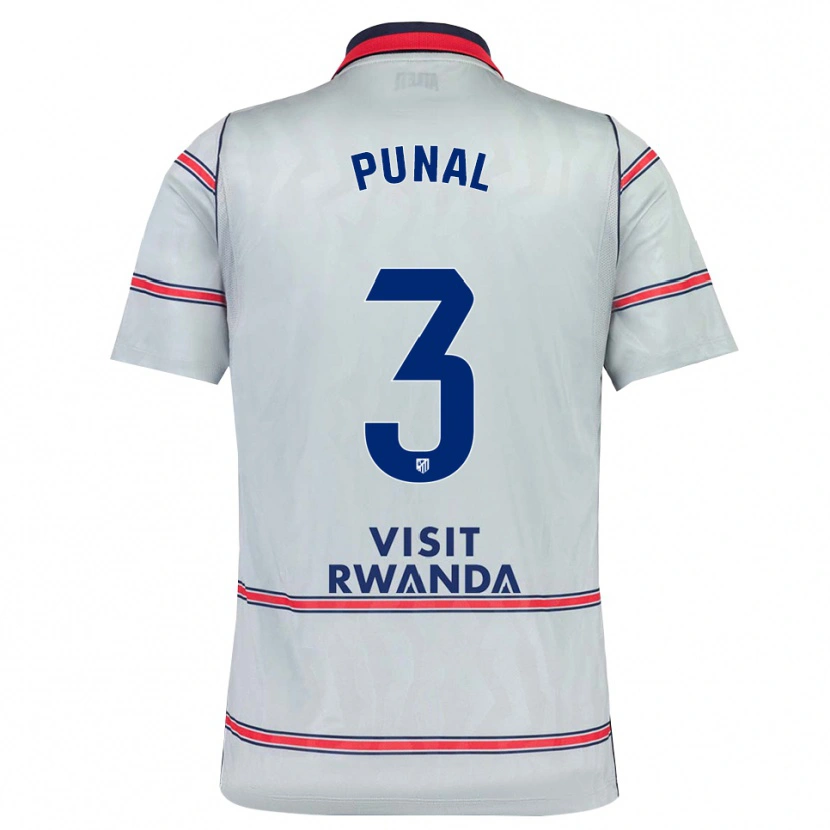 Danxen Dámské Aitor Punal #3 Šedá Červená Tmavě Modrá Třetí Hráčské Dresy 2026/27 Dres